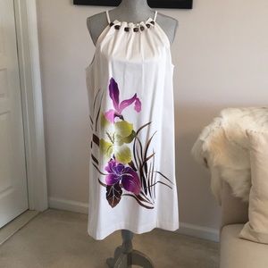 London Times Floral Halter Dress